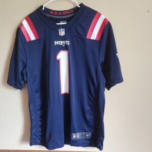 NFL -Nike Official New England Patriots Cam Newton Jersey Size L
